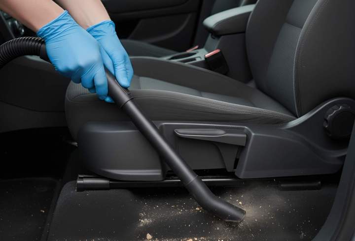 Aspiration saletés incrustées siège auto Bagnols-sur-Cèze