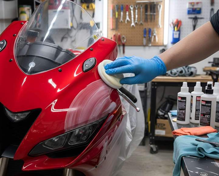Lustrage carénage moto Bagnols-sur-Cèze